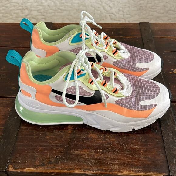 Nike Air Max 270 React SE Light Arctic Pink Size 6.5 - Picture 4 of 8